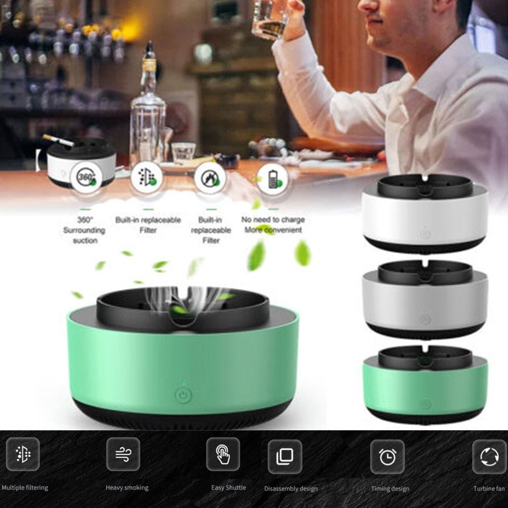 PureAir™ Smart Smoke Filtration Ashtray - Bolgatto